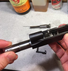 Removing the barrel from the slide of a Kimber 1911