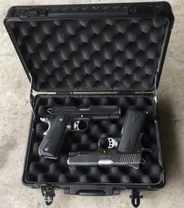 Travel Gun Case for Pistols or Revolvers