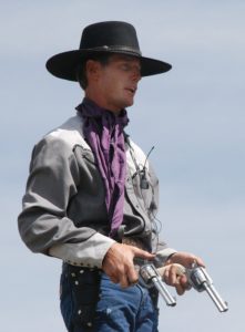 Cowboy with Two Revolvers