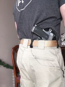 This is How I Carry My Kimber Pro Carry 1911 in a Crossbreed Supertuck Every Day.