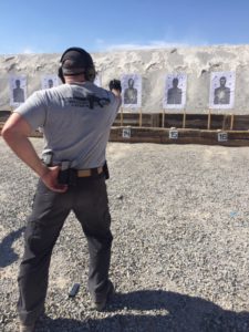 Learning to Shoot One-Handed during a Tactical Handgun Course at Front Sight