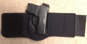 DeSantis Gunhide Ankle Holster with Bodyguard 380