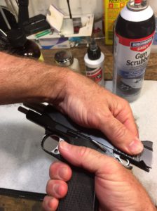 Kimber Pro Carry II Disassembly-Unloading chamber of Kimber Pro Carry II 1911
