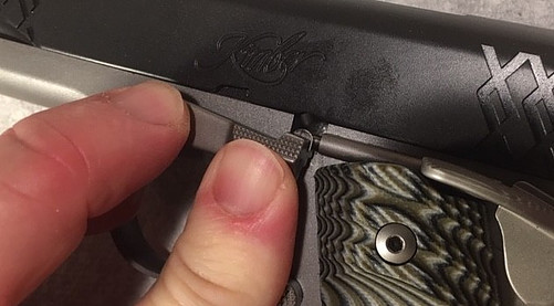 How to Reassemble a 1911-Line Up the Slide Stop Over the Hole