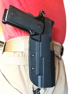 Which States have Open Carry: Kimber 1911 being carried openly in a Blade Tech OWB holster