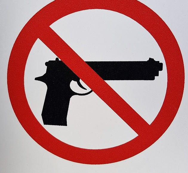 PA concealed carry laws: No guns allowed sign