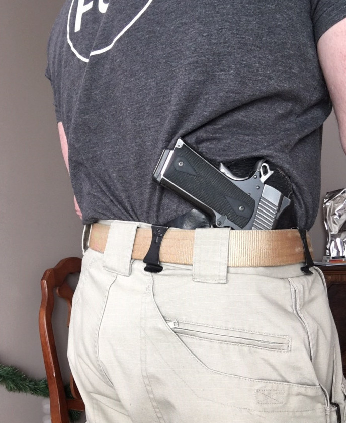 Carrying Concealed with a Crossbreed Supertuck IWB holster