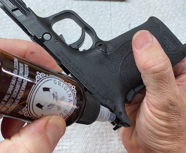 Using Original Gun Oil to lubricate an M&P Shield