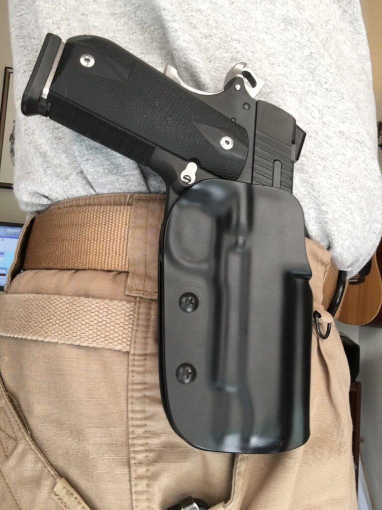 1911 OWB outside-the-waistband holster