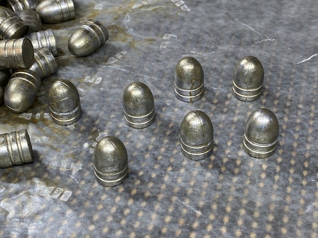 Sized and Lubed Lead Bullets