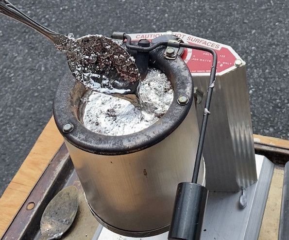 Melting Lead in the Lee Production Pot