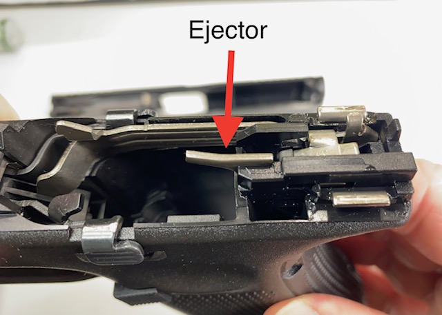 Ensure the Ejector is clean and undamaged 