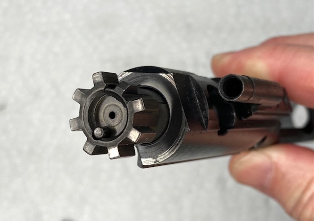 Insert the Bolt in this orientation