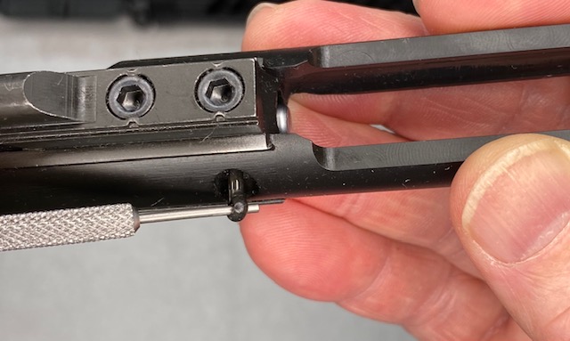 How to Disassemble an AR-15 BCG: Pull the Firing Pin Retainer all the way out
