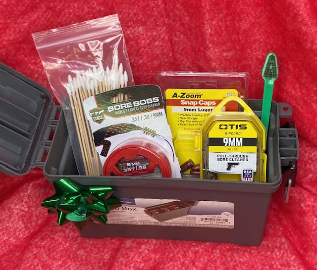 Gun related gift ideas and Gun Gifts for Dad: Ammo can full of gun gifts